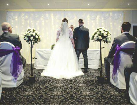 Wedding at the Holiday Inn Corby (Picture from a real bride)